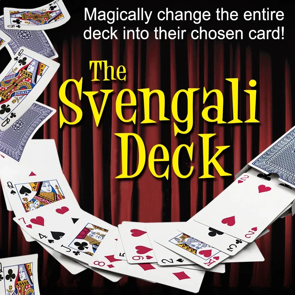 Magic Makers Svengali Deck Easy Magic Card Trick Kit Assorted Red or Blue Back