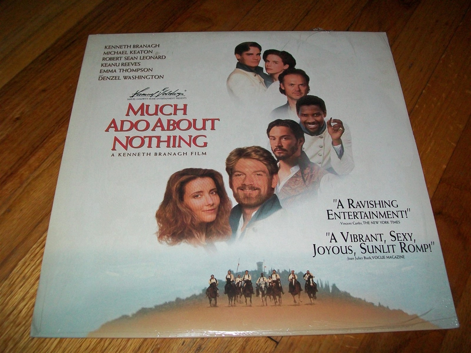 MUCH ADO ABOUT NOTHING Laserdisc LD BRAND NEW SEALED VERY RARE GREAT FILM!