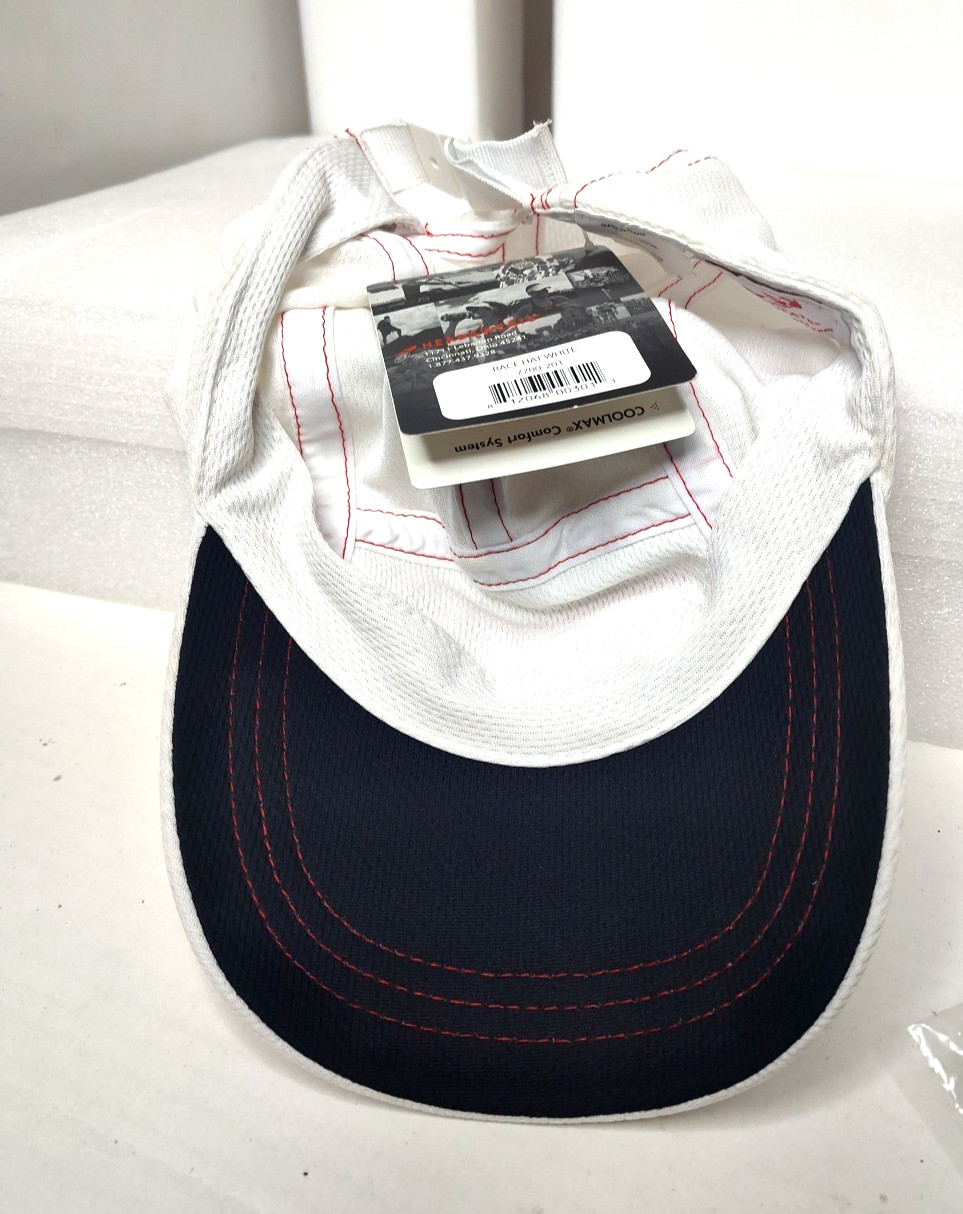 WHITE HEADSWEATS Cool Max Performance Hat Timex NEW Baseball Cap Race Hat White