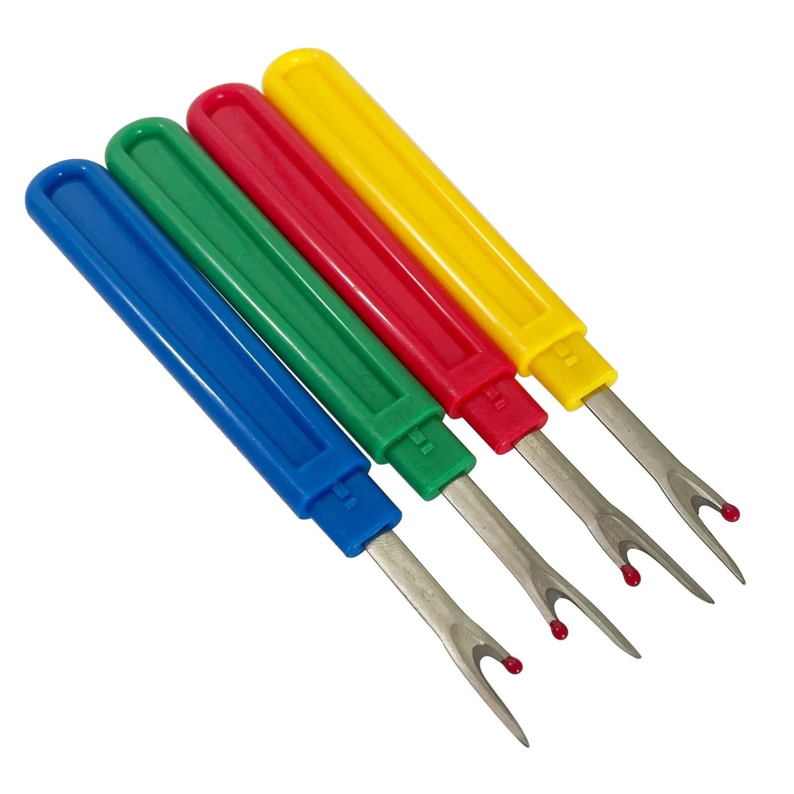 4PCS Metal+Plastic 4-Color Big Size Seam Ripper For Home DIY Sewing&Crafting Job