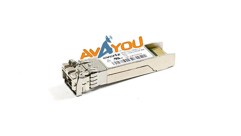 Evertz SFP10G-TR85-A Fiber SFP+ Optical Transceiver, 10Gbs, 850nm, MMF