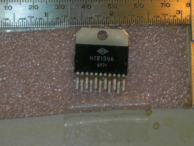 NTE 1396 Dual 6.5W Bridge 10W Audio Power Amplifier