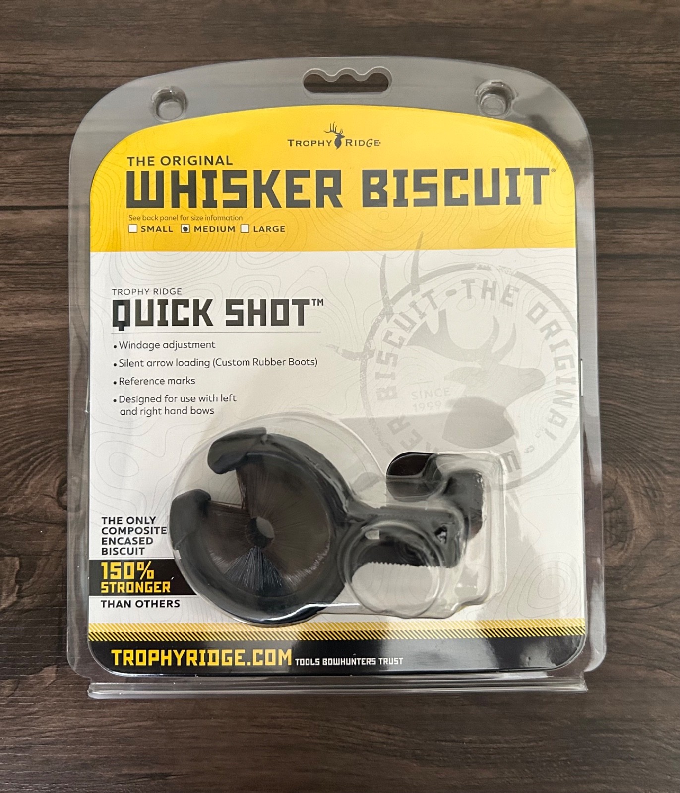 Trophy Ridge whisker biscuit arrow rest, medium