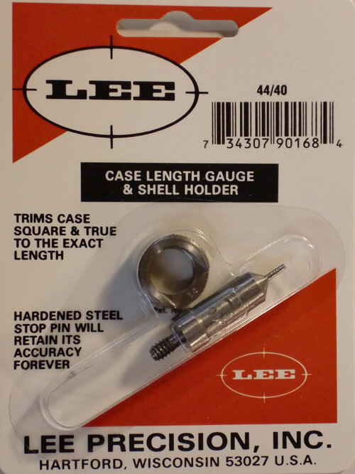90168 LEE CASE LENGTH GAUGE & SHELLHOLDER - 44/40 - NEW - FREE SHIP