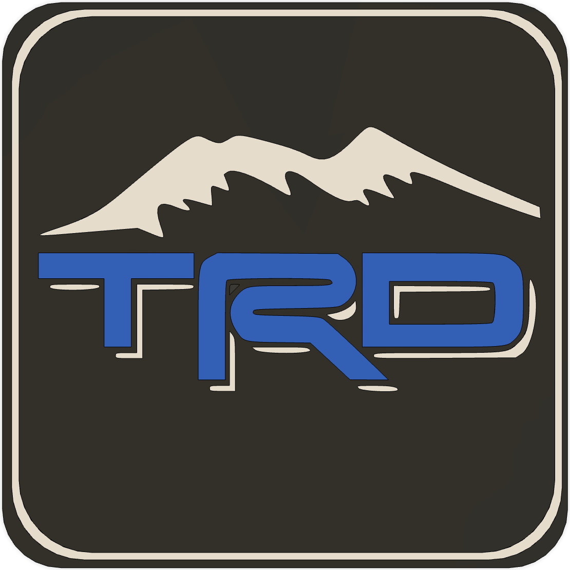 TRD Toyota Hitch Cover -- Multiple Color Options Available!