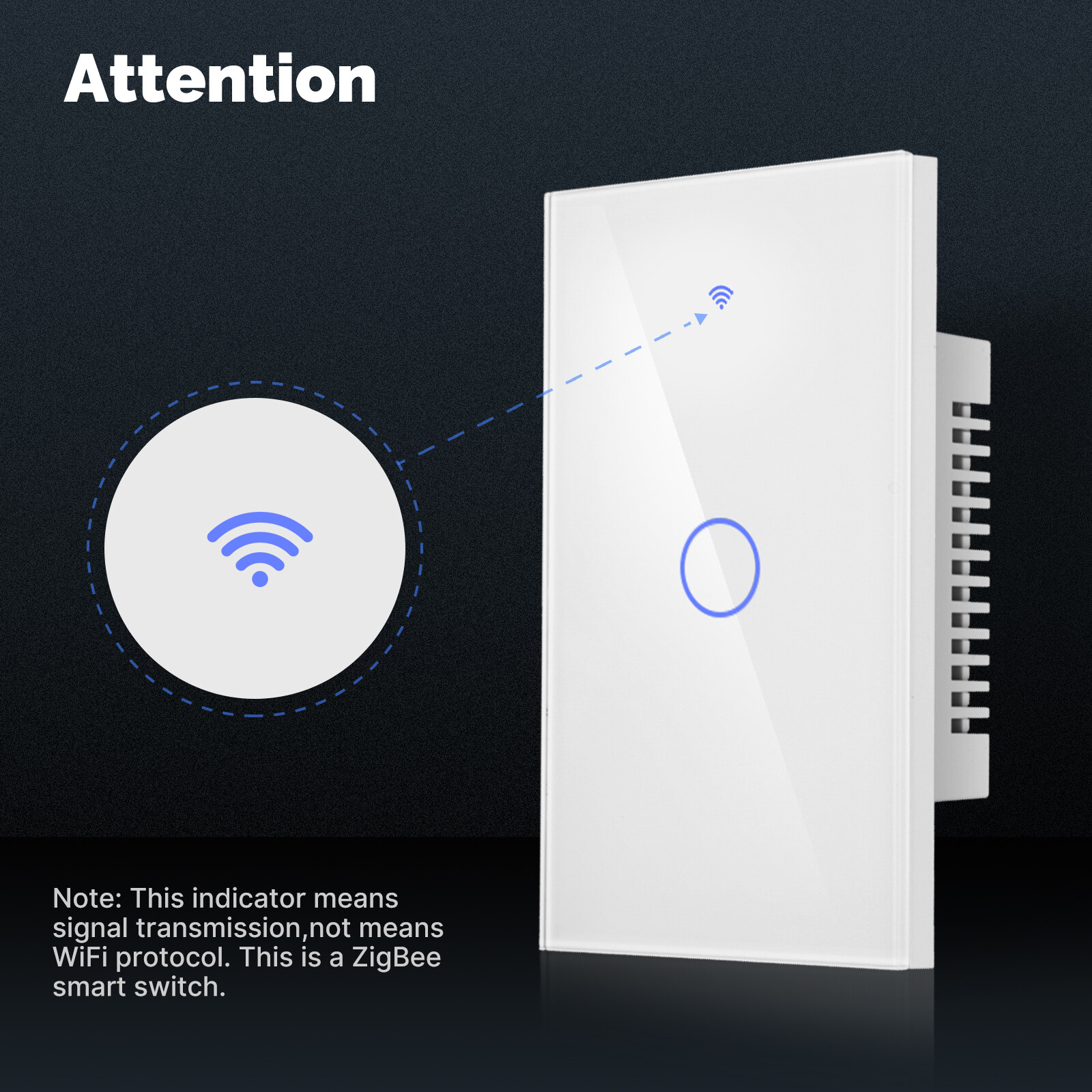 MOES Zigbee Mesh Smart Light Switch Work as Relay Require Neutral Wire Alexa APP