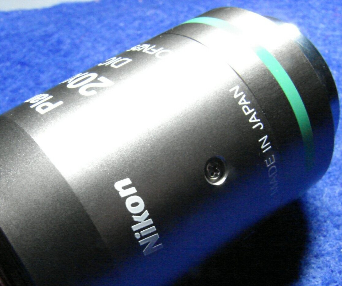 NIKON PLAN APO 20X Microscope Objective DIC N2 0.75NA, 1.0 WD