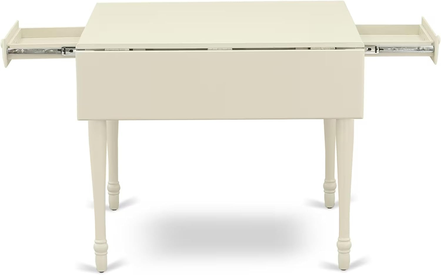MZFL3-LWH-01 3 Piece Dining Set Contains a Rectangle Dining Room Table with Drop