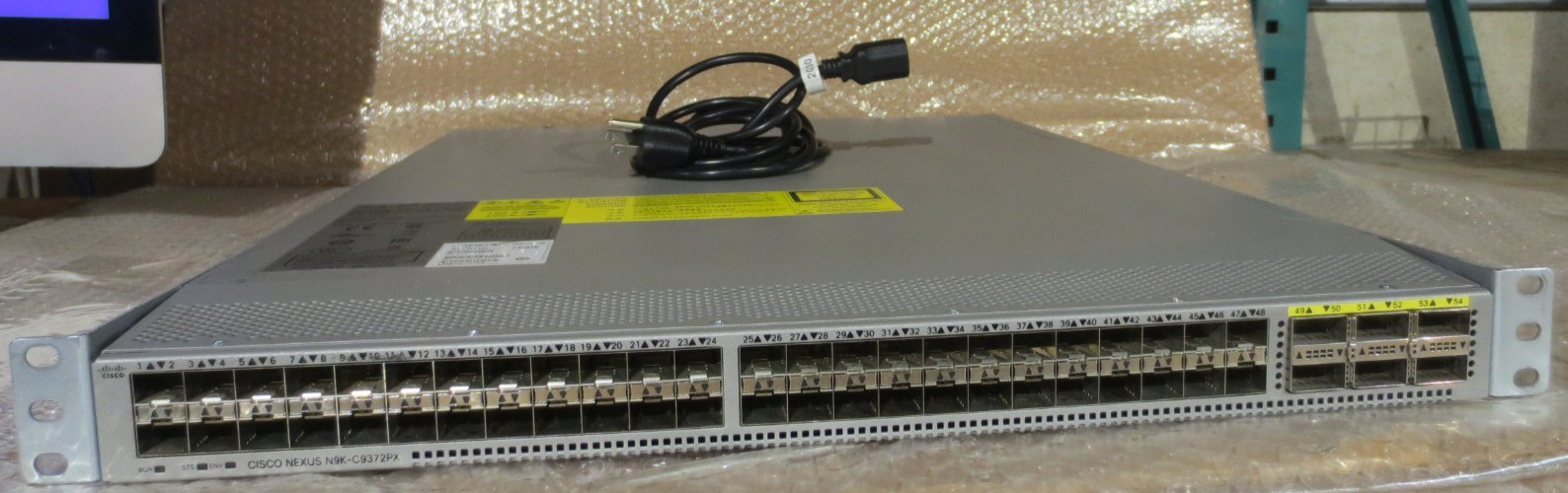 Cisco Nexus N9K-C9372PX 48-Port Managed Gigabit Ethernet Switch
