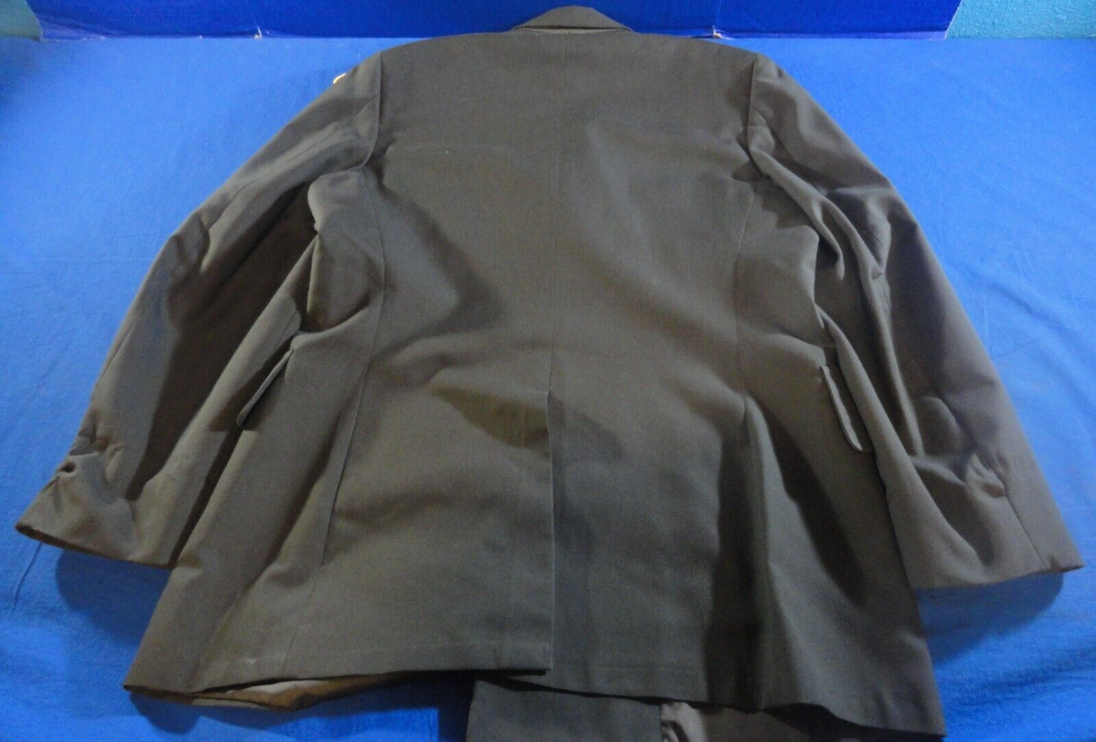 USGI US ARMY CLASS A MENS DRESS GREEN SERGE AG-489 COAT JACKET UNIFORM 42L