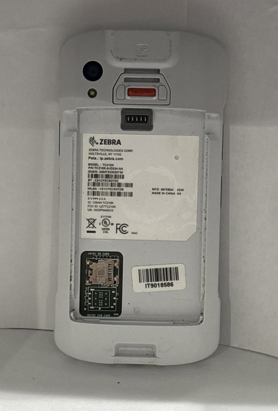 Zebra TC21 TC 21 Touch Mobile Computer TC210K Android 10 - Reset! No Scanner