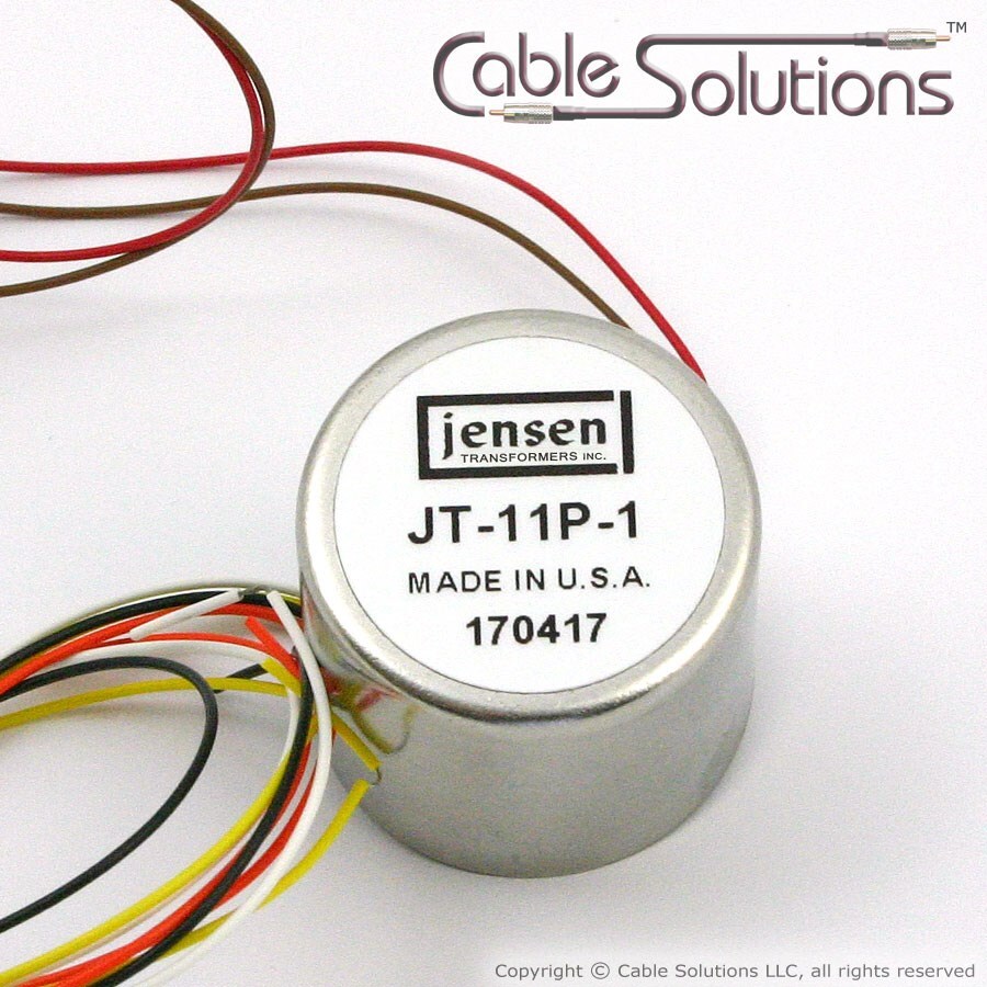Line Input Transformer-1:1 High-Impedance Balanced, Jensen Transformers JT-11P-1
