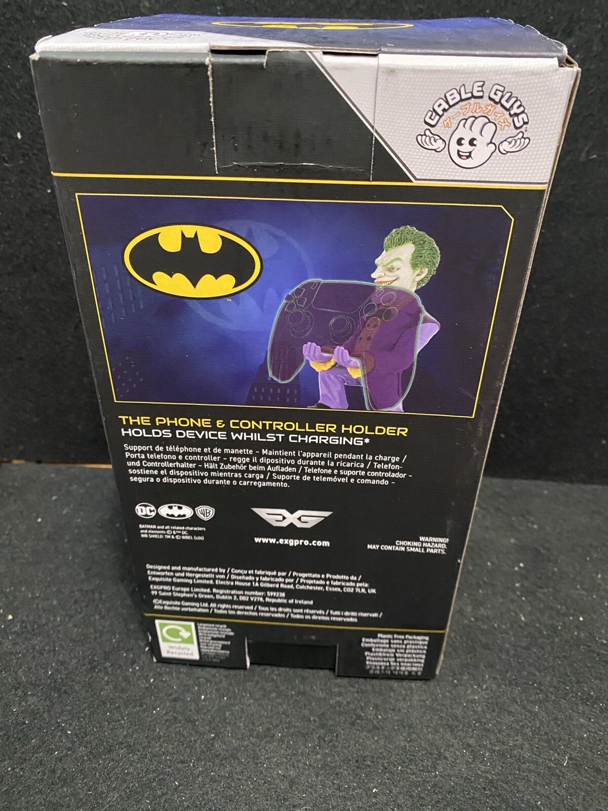 The Joker - DC - Phone / The Original Controller Holder Cable Guy NEW in BOX .