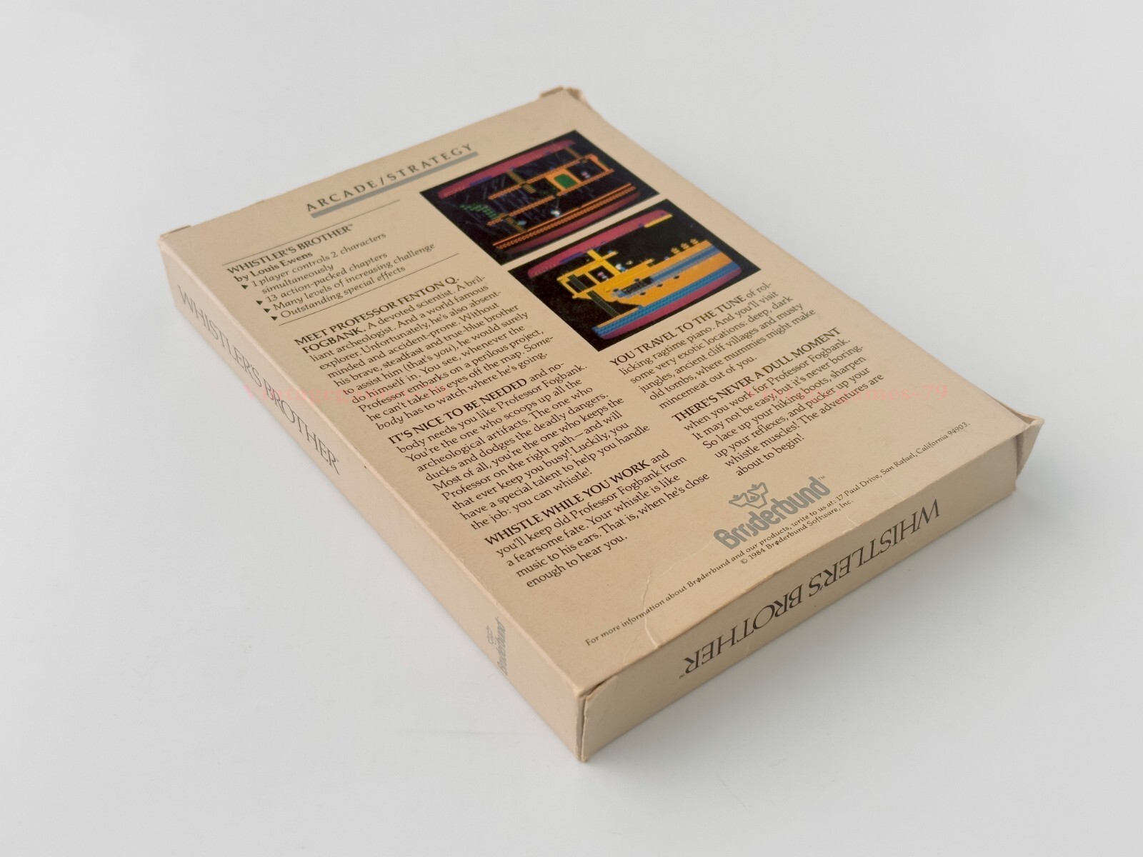 Whistler's Brother - Broderbund Software - 1984 / Atari 8-bit