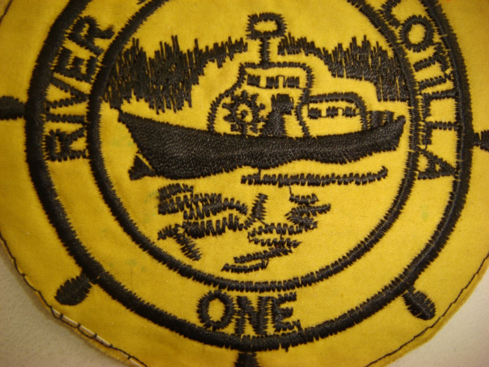 US NAVY RIVER ASSAULT FLOTILLA ONE, VIETNAM WAR PATCH
