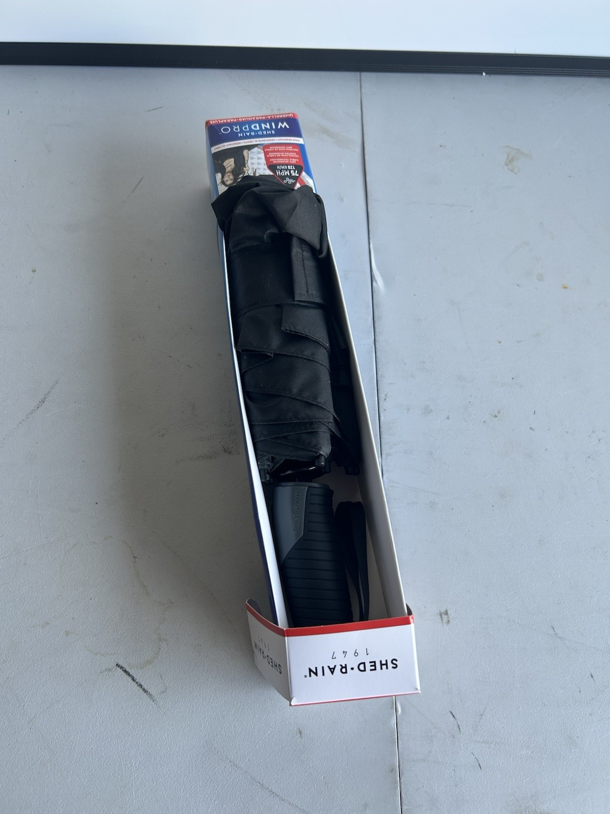 SHED RAIN WINDPRO UMBRELLA ARC 46" Withstands 75 Mph Winds! Wind-Pro
