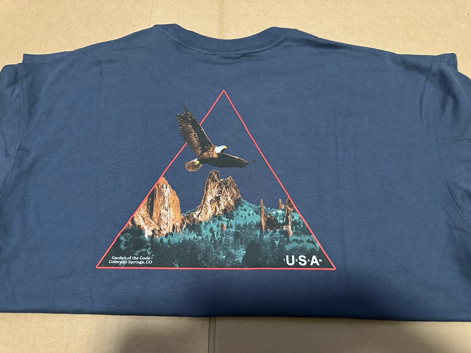 Nike Acg x Olympics USA T Shirt Blue Navy New With Tags Mens Size L Large