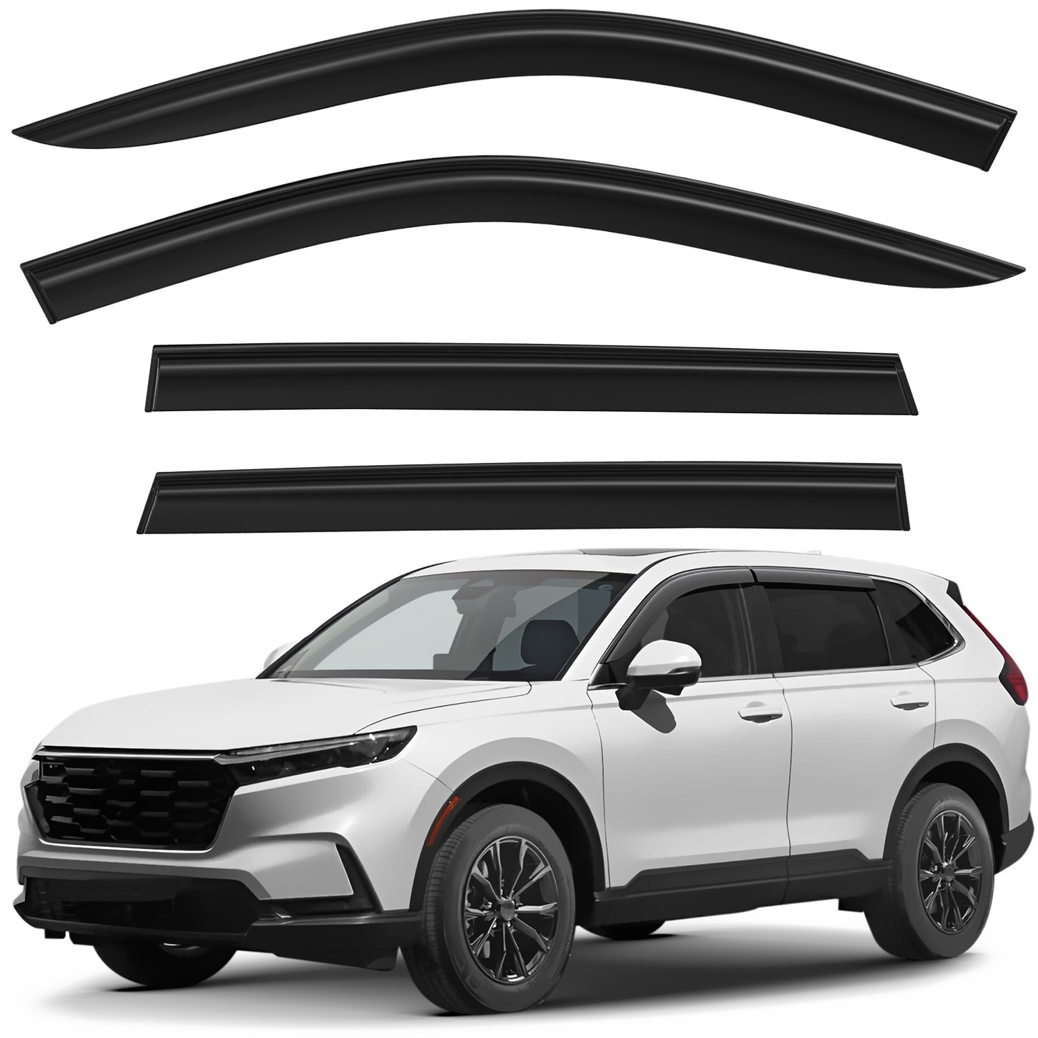 Sun Rain Visors Wind Rain Guards for 2023-2026 Honda CR-V (CRV)