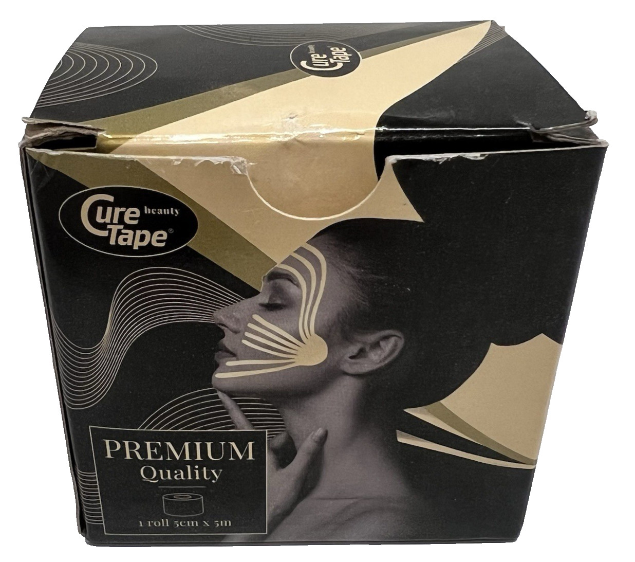 CureTape Beauty Kinesiology Tape Anti-Wrinkle Face Tape Face Neck Lift Tape