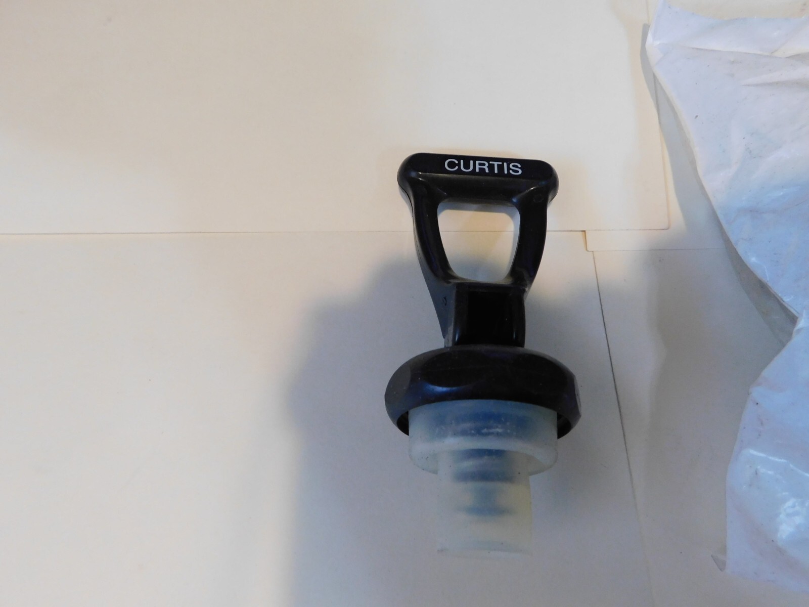 One Wilbur Curtis WC-3705 Black Iced Tea Faucet Handle & cup seal NEW