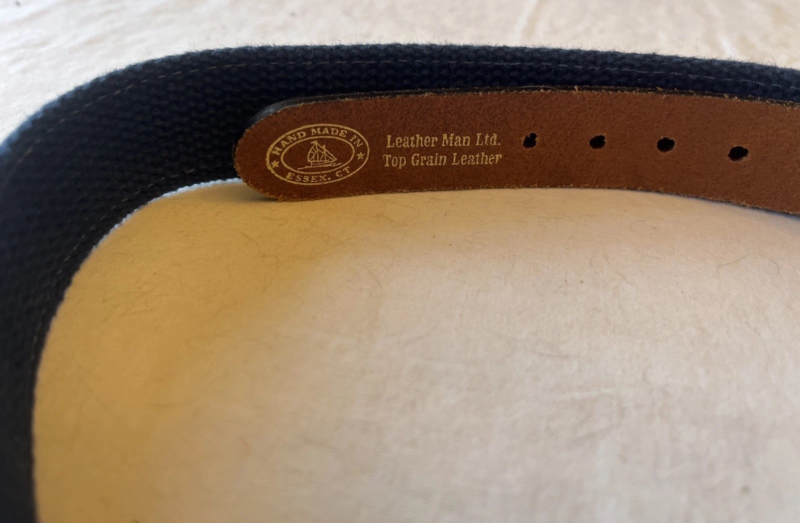 US Air Force LOGO Blue Web Belt W/ Solid Plated Solid Brass Buckle 42" LN