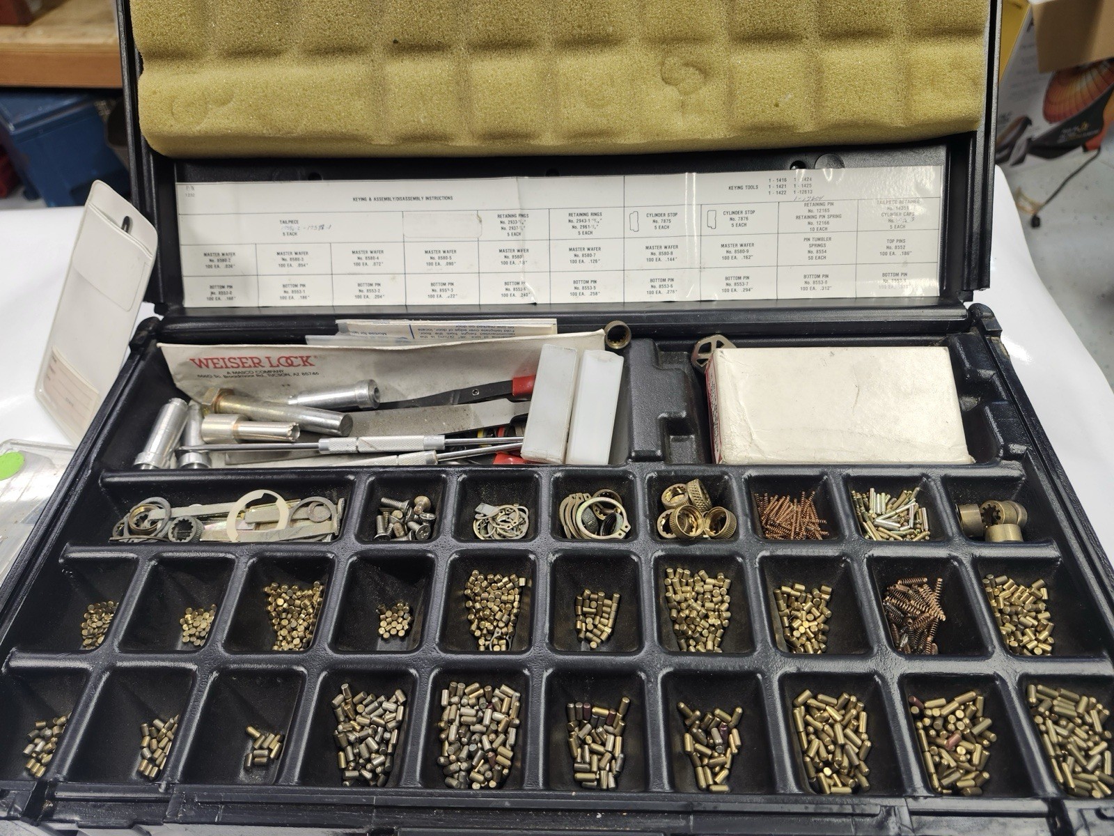 Weiser Keying Kit 1387 Vintage Set