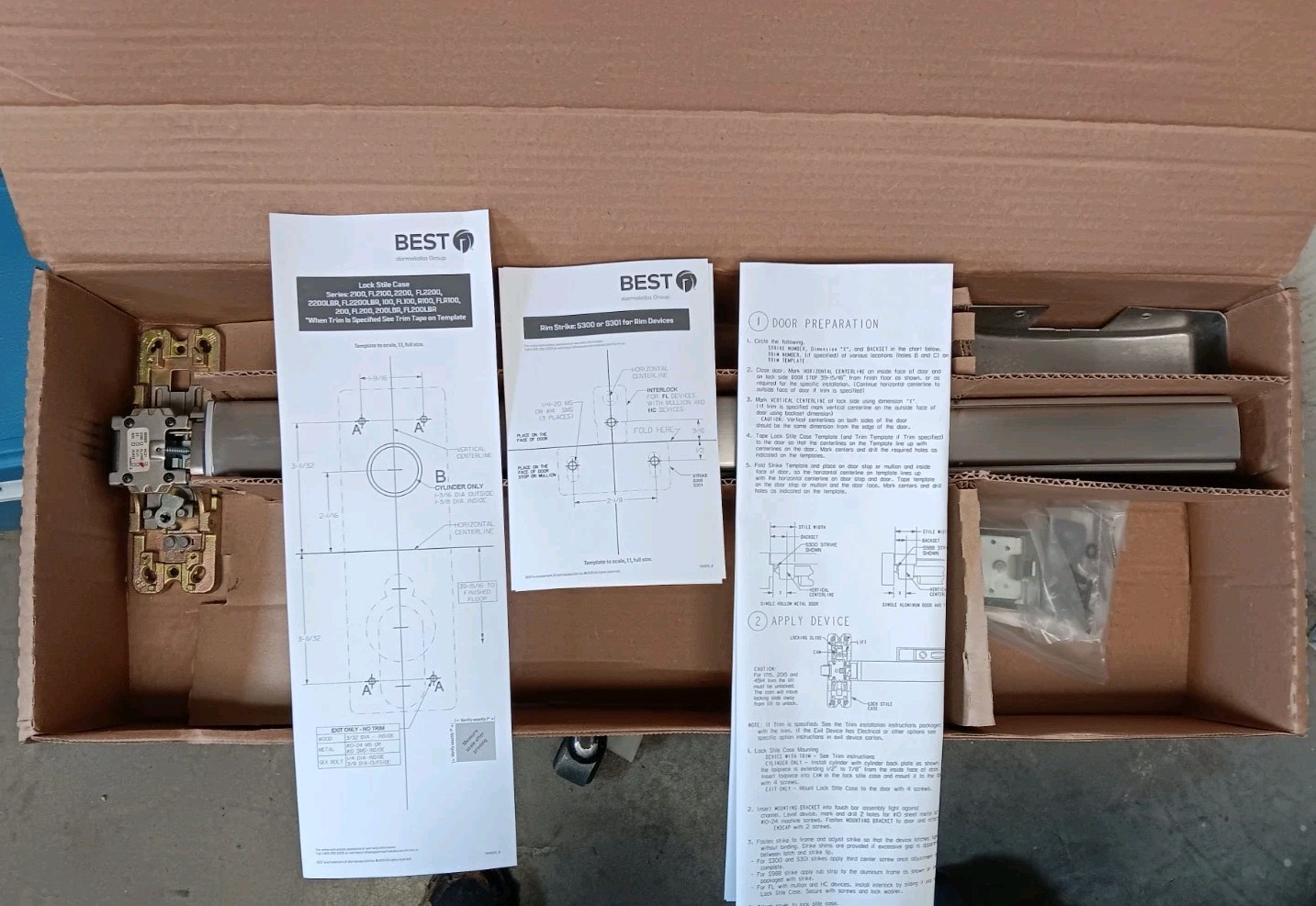 Dormakaba Group 3R0FL2103630 Precision Exit RIM NL