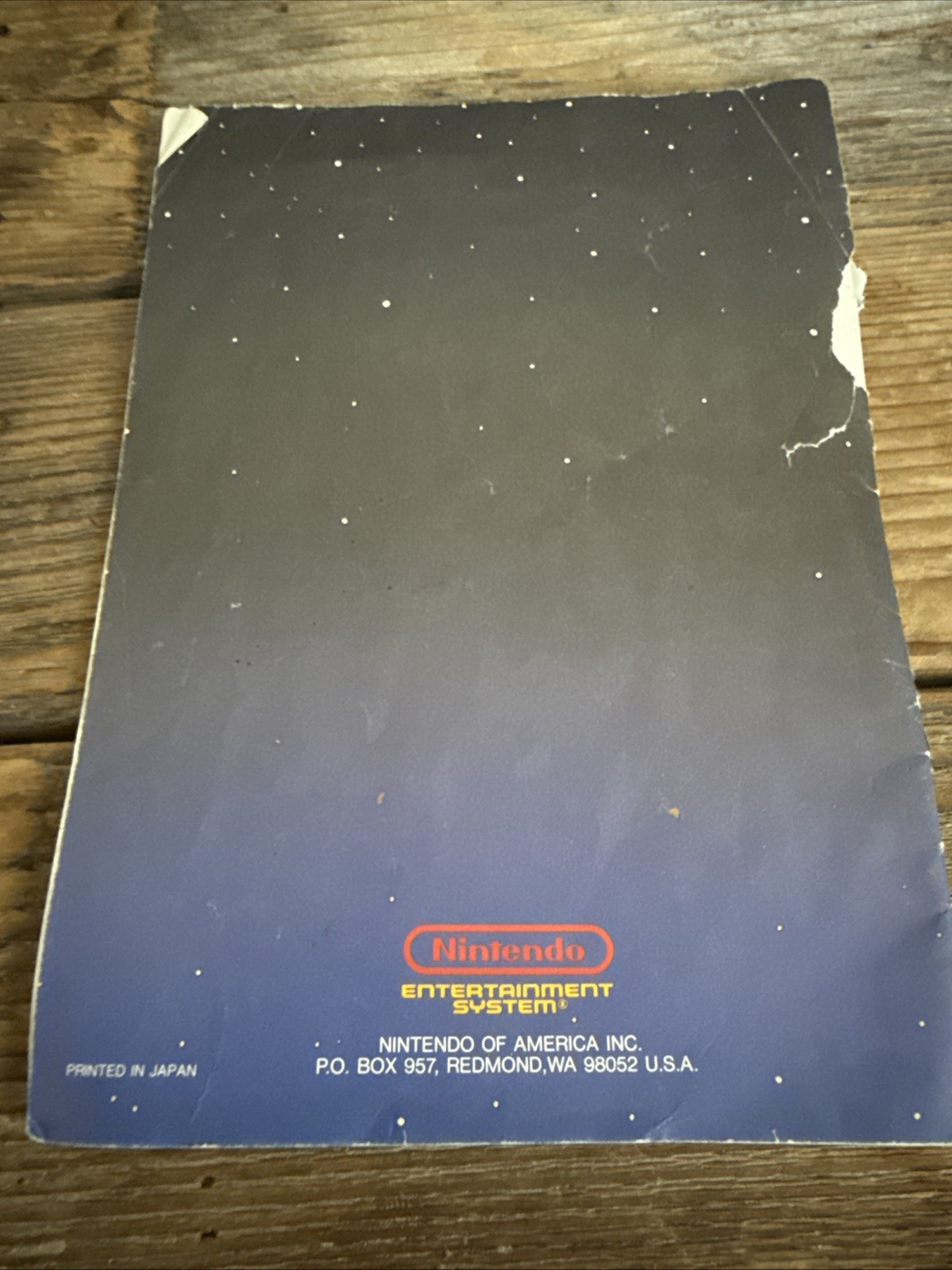 Vintage Nintendo NES Console Control Deck Manual Only Rev-3