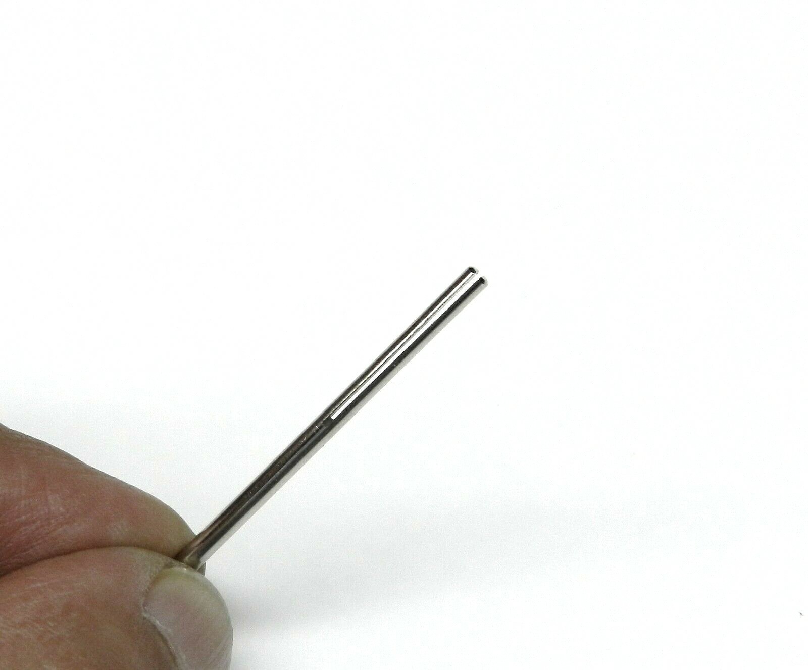 Mini Split Mandrel Straight Shank 3/32" Body Slotted for Sand Paper Strips 4 Pcs
