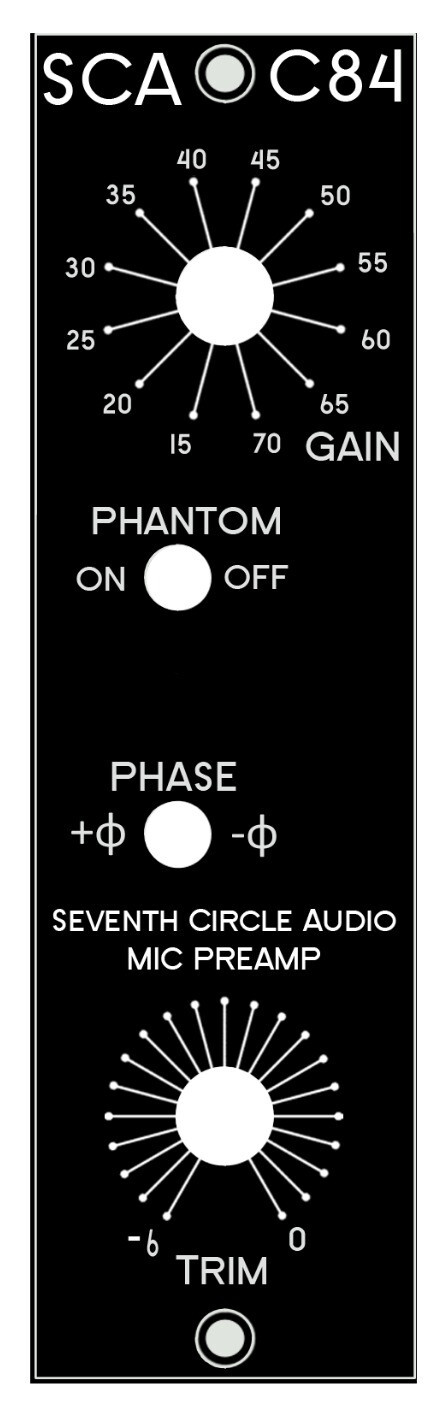 Seventh Circle Audio SCA C84-500 Series Microphone Preamp Module