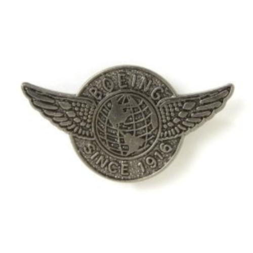 Boeing Global Wings Lapel Pin, Pin-Back, Unisex, Vintage Aviation, New  BOE-0104