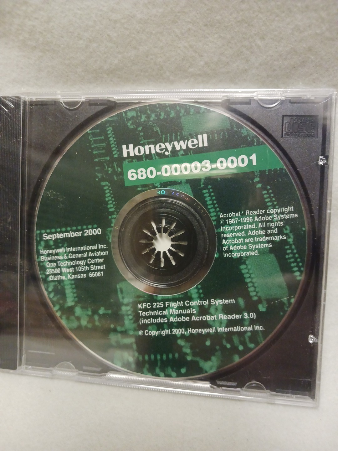 Honeywell KFC 225 Flight Control System Technical Manuals CD 680-00003-0001