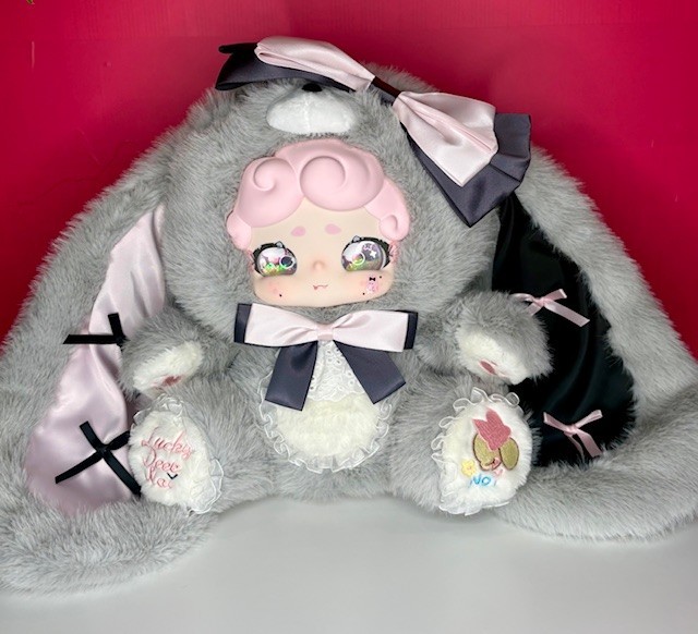 NEW Lucky Deer Nai Sweet Tea Rabbit 600% SECRET Grey Designer Plush RARE