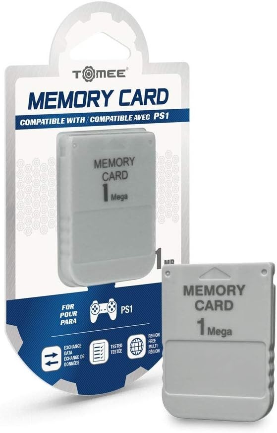 Hyperkin 1MB Memory Card White (M03918) - Playstation 1 - Brand New