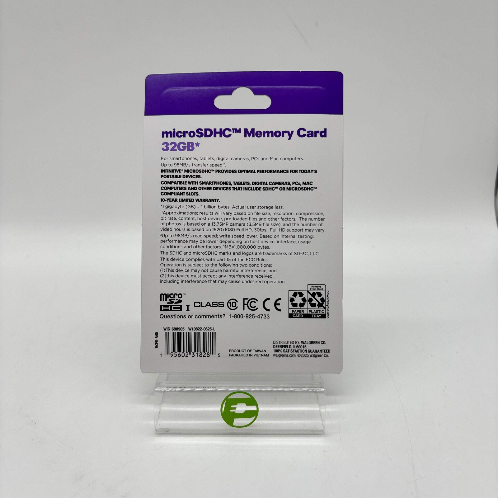 New Infinitive 32GB microSDHC Memory Card