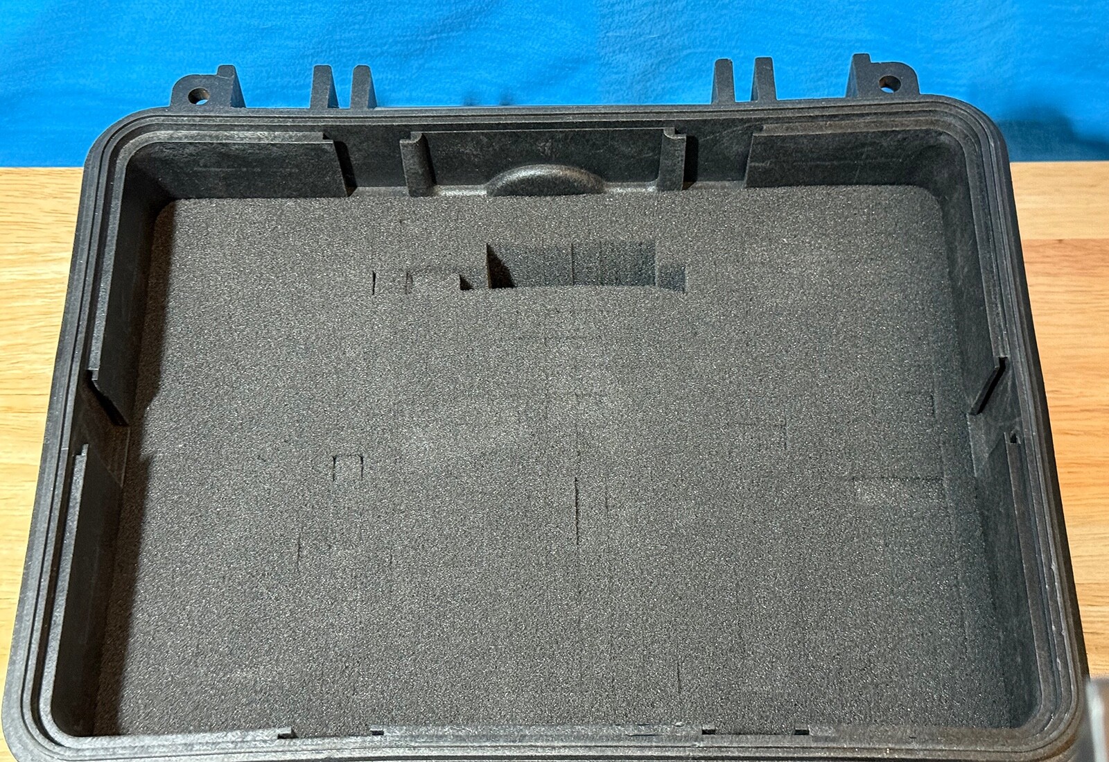 Black MONOPRICE Weatherproof Hard Case with Customizable Foam