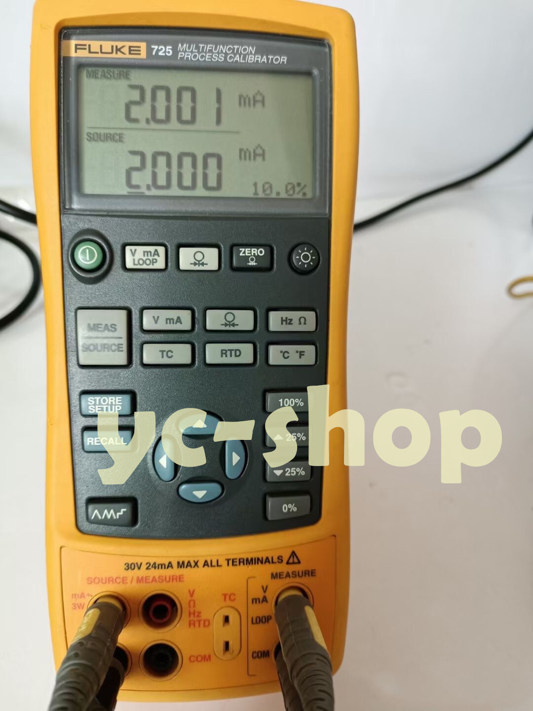 Used Fluke 725 Multifunction Process Calibrator Calibrated and tested good