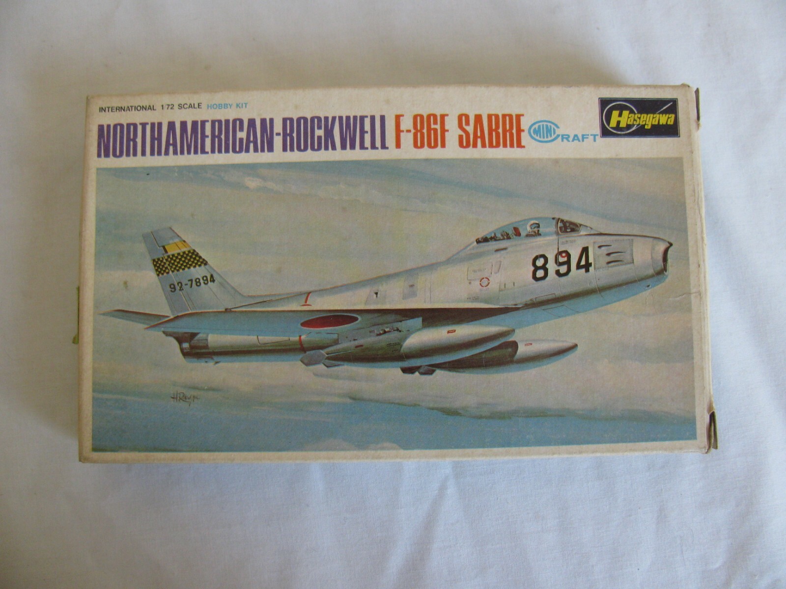 Hasegawa 1/72 North American Rockwell F-86F Sabre Fighter Jet #JS-015 NIB