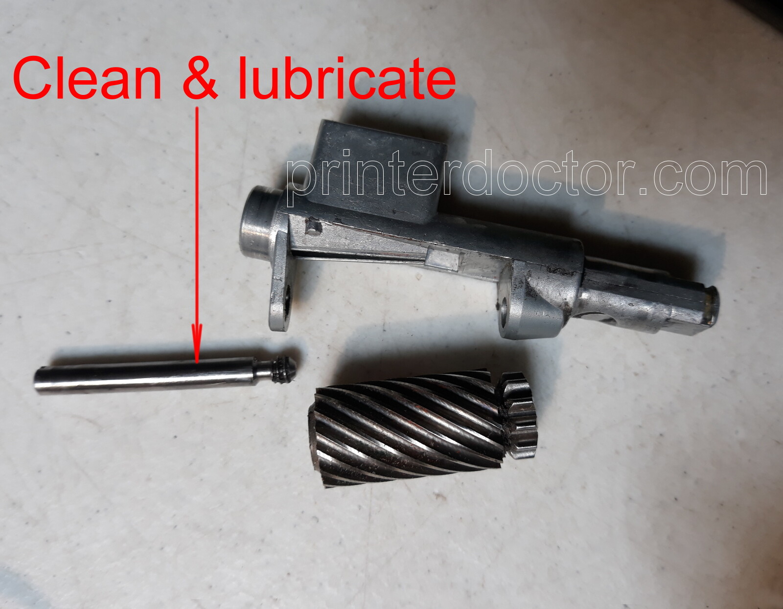 Stripped inner gear replace Boston model 18 / 19 pencil sharpener X-acto 18xxxCN