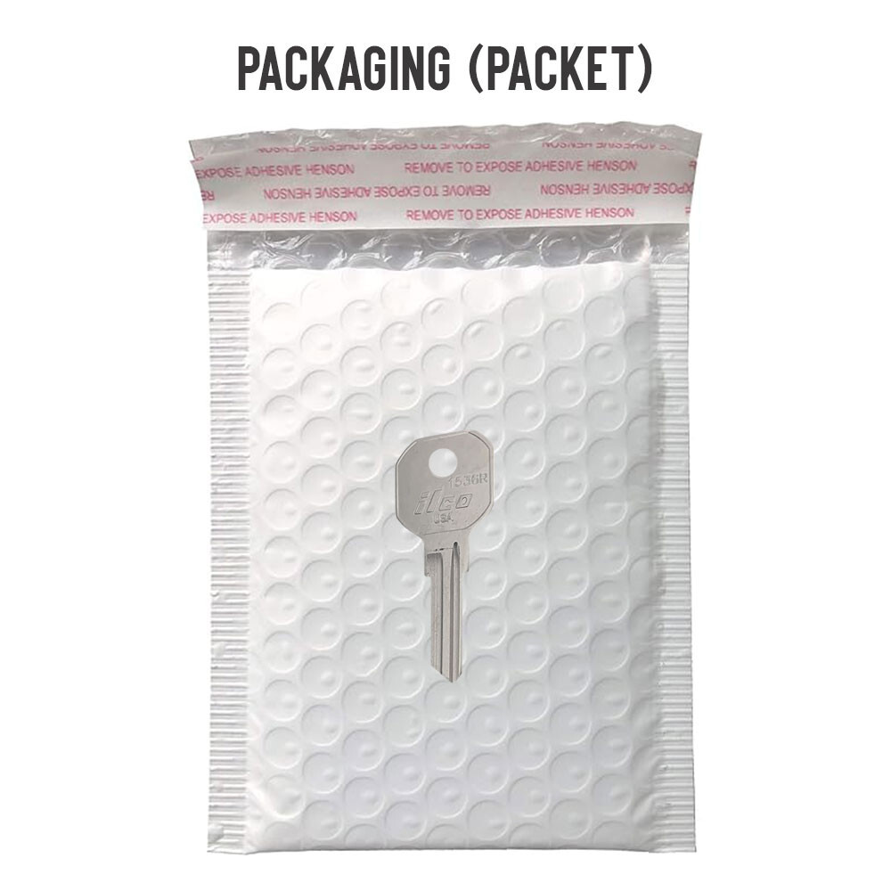 1536R Key Blank – Nickel