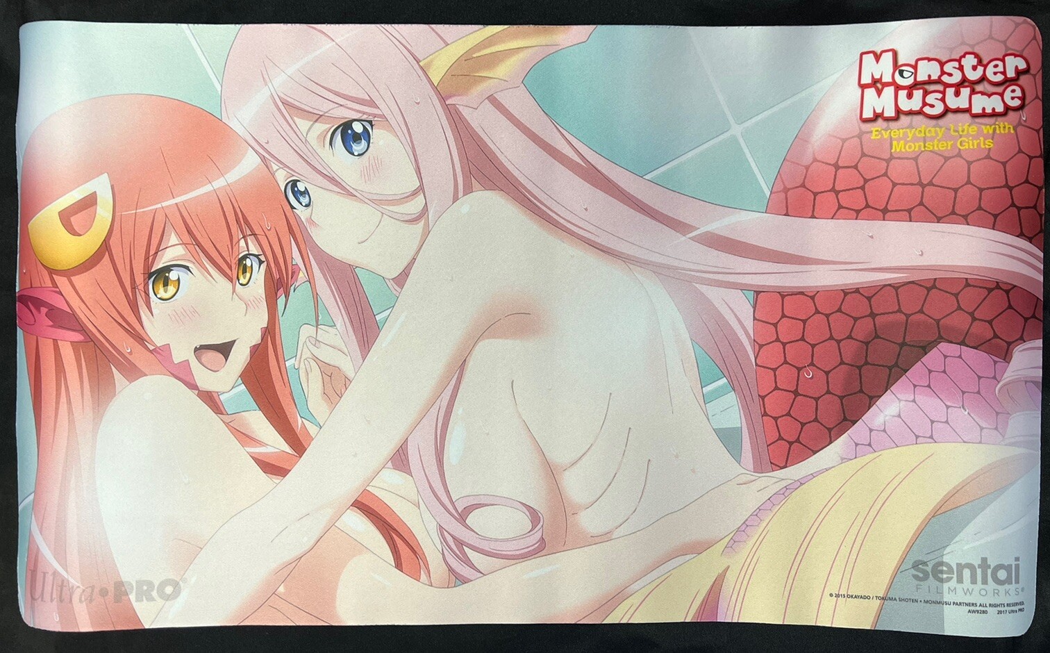 Ultra Pro MONSTER MUSUME MIIA & MERO PLAYMAT Brand New