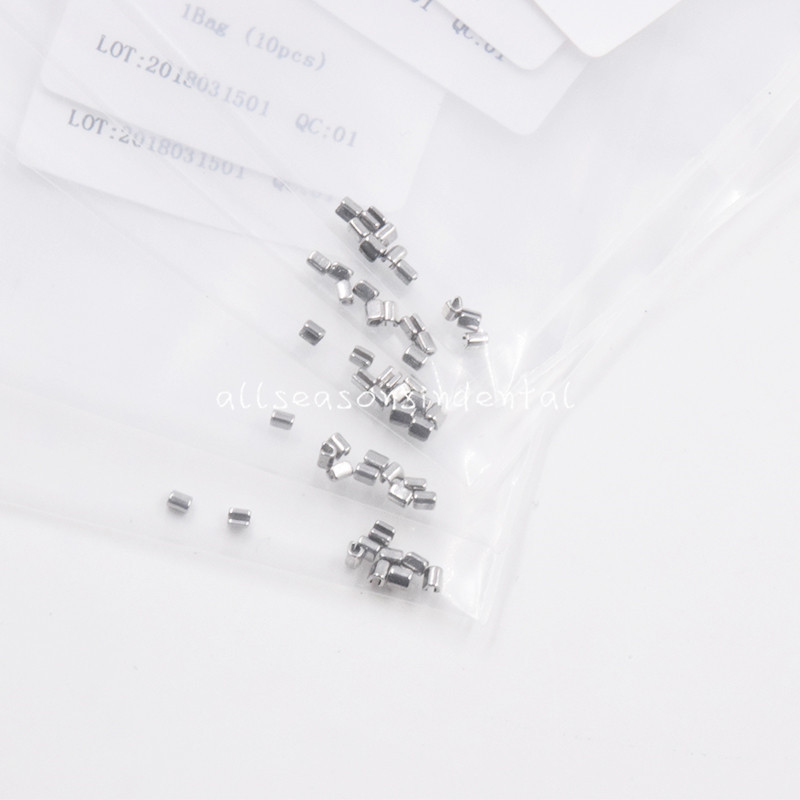 Stainless Steel Dental Orthodontic Crimpable Hook Sliding Split Stops Universal