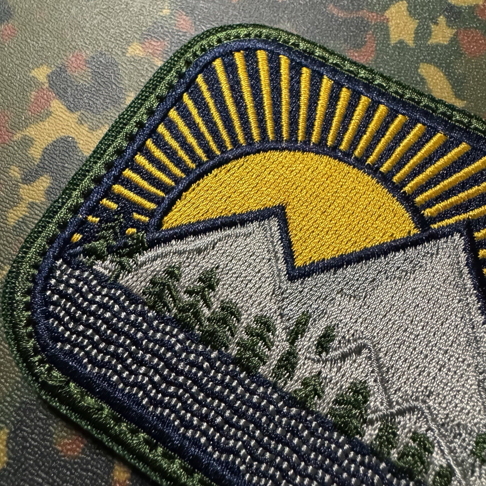 ALL TERRAIN BIG DIPPER Embroidered Patch Hook/Loop BACKPACKING CAMPING HIKING