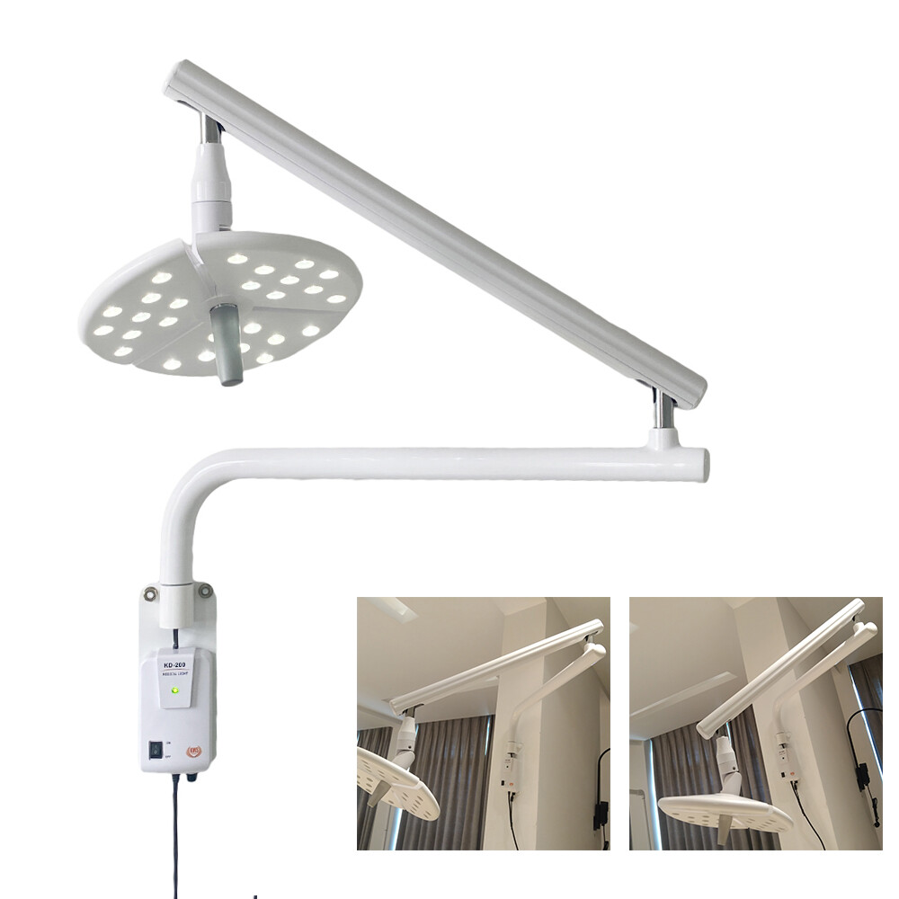 36W Wall-Mounted LED Dental Shadowless Exam Light ENT Surgery Operation Lamp