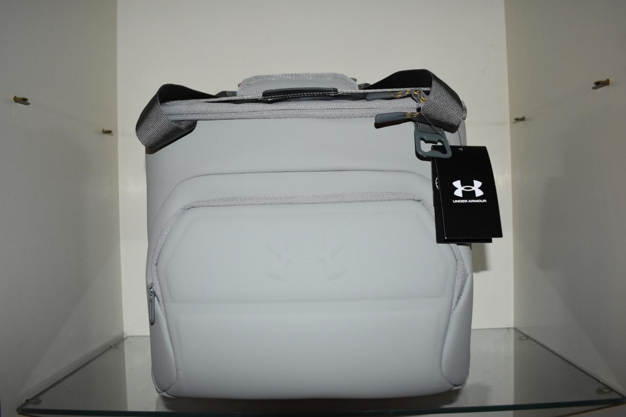 Under Armour 24-Can Sideline Pro Cooler Titanium/Clay Green 6010486 069 NWT