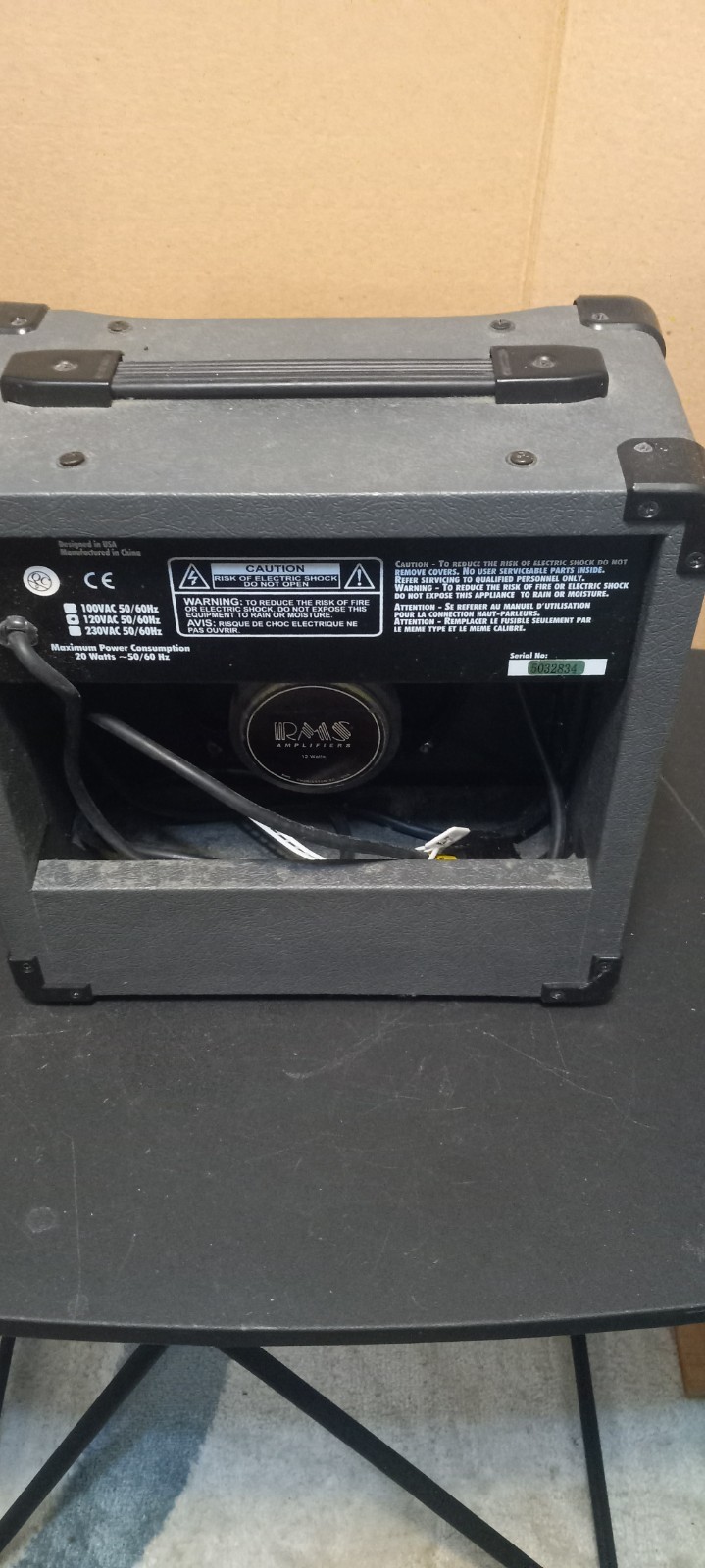 RMS,Guitar Amplifier, Compact, Model # RMSG12