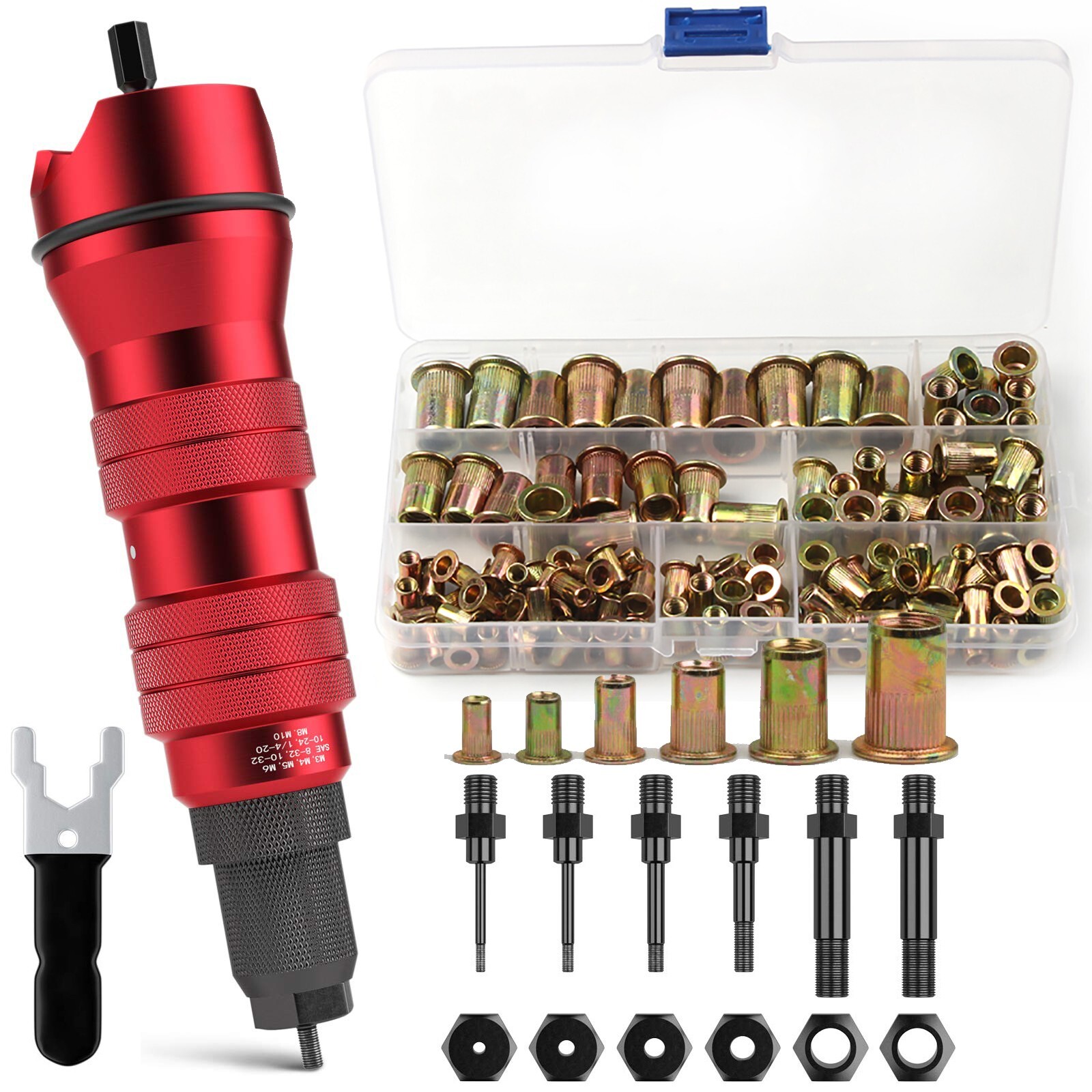 Rivet Nut Adapter to Electric Drill /Cordless Screwdriver Electric Rivet Gun Ada