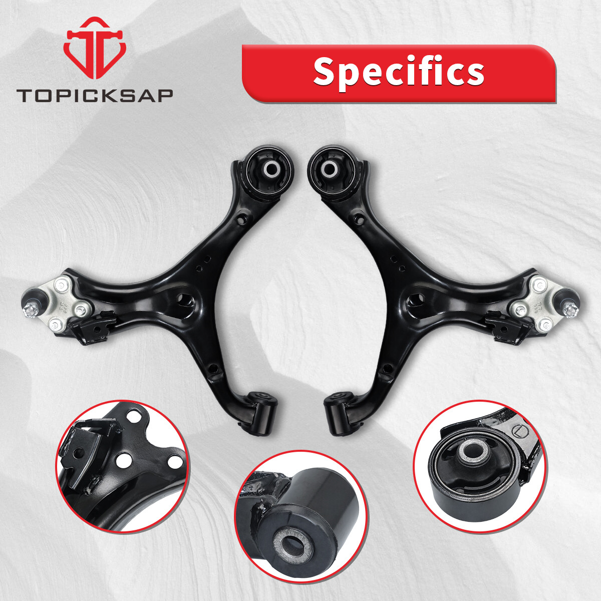 (8) Kit For 2013 - 2015 Honda Civic Front Lower Control Arm Ball Joint Tie Rods