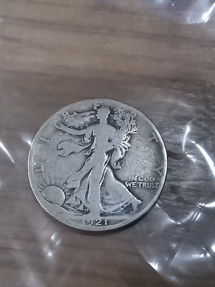 1921-S Walking Liberty Half Dollar, Key Date San Francisco Issue