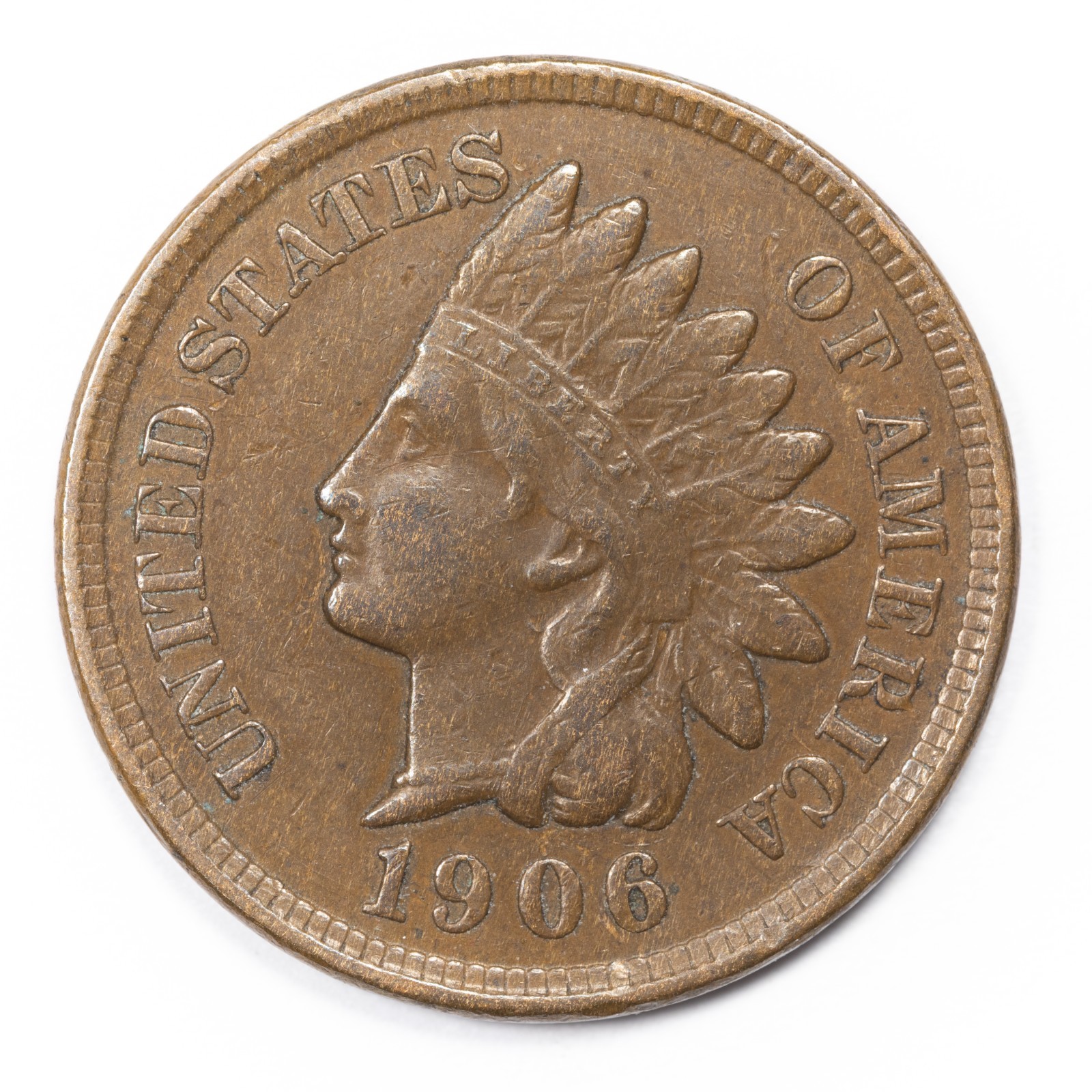 1906 Indian Head Penny Extremely Fine (XF)